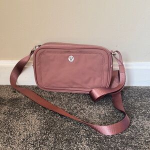 Lululemon Athletica Pink Crossbody Bag